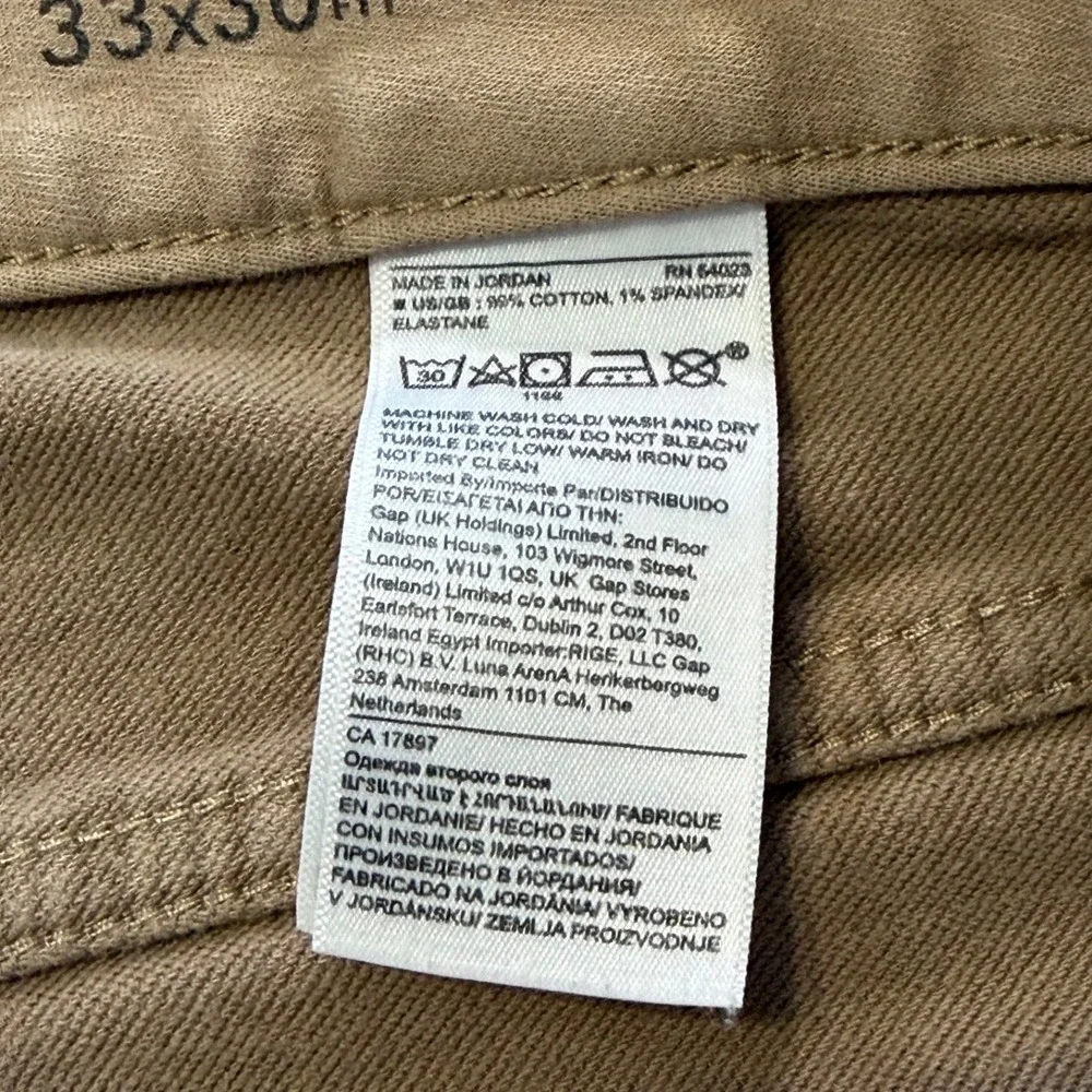 Banana Republic Traveler Pants Mens 33x26 5 Pocket Slim Fit Stretch Khaki